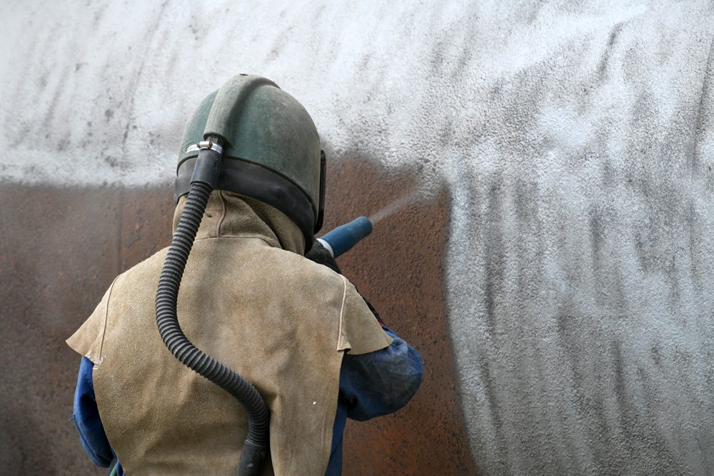 Dry ice abrasive blasting