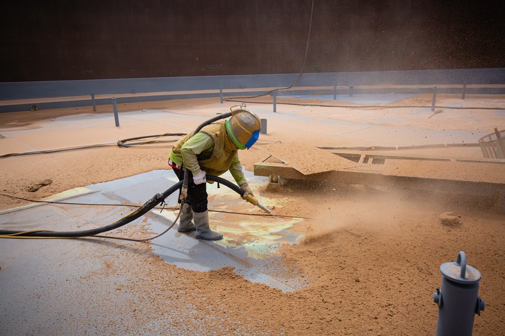 Water tank refurbishment